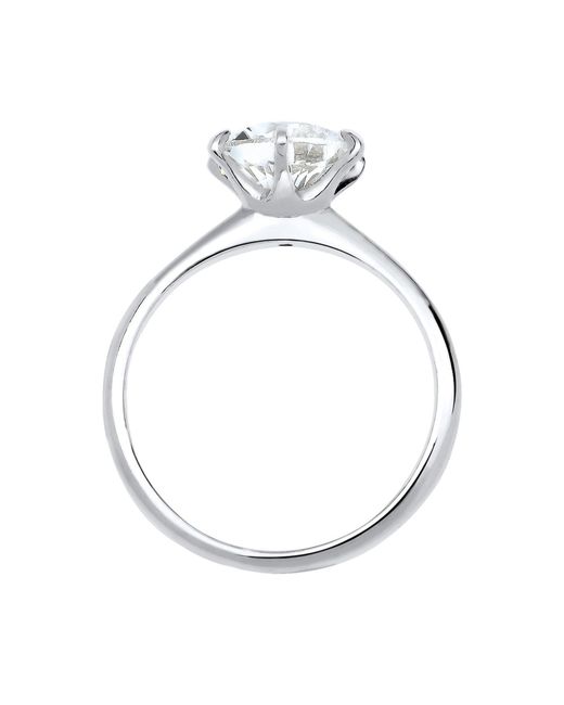 Elli Jewelry White Ring Kristall