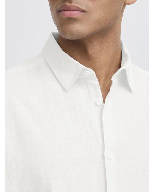 INDICODE Hemd Monk in White für Herren