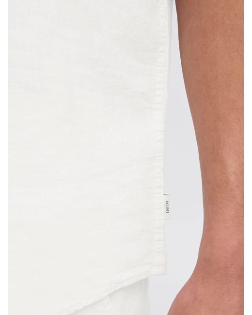 INDICODE Hemd Monk in White für Herren