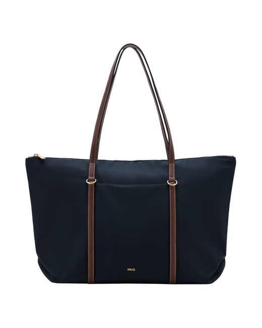 Mango Blue Shopper Cobalt
