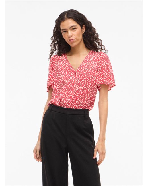 Vila Pink Bluse Vigrace