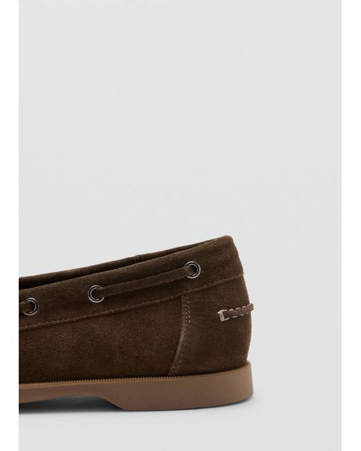 Mango Mokassin Nautico in Brown für Herren