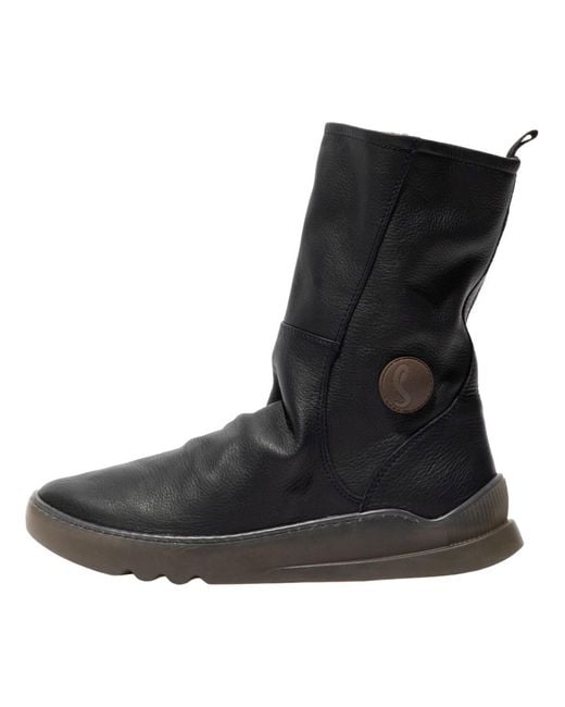 Softinos Black Stiefelette