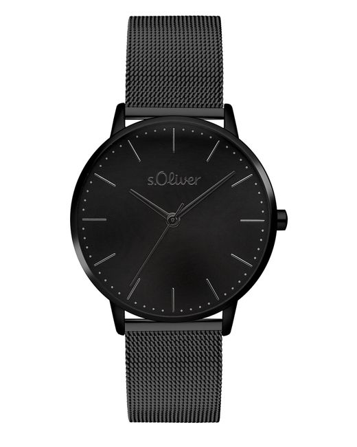 S.oliver Black Analoguhr