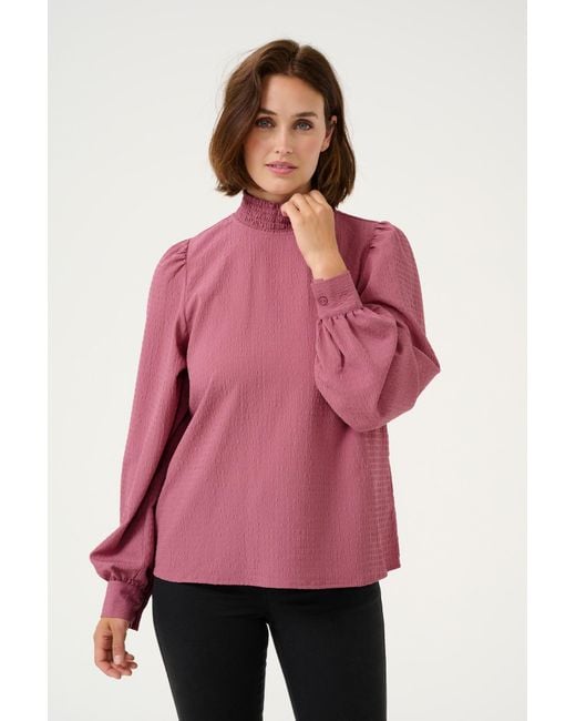 Kaffe Pink Bluse Ditte