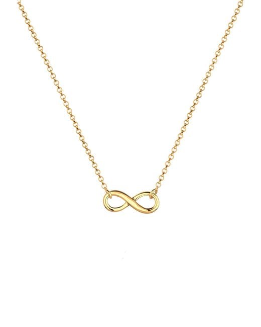 Elli Jewelry Metallic Kette Infinity