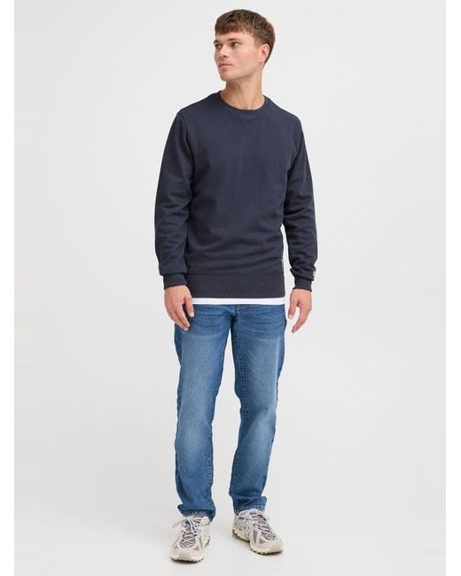 Solid Sweatshirt Sdchad in Blue für Herren