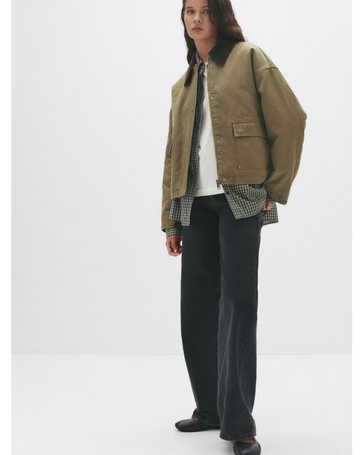 Pull&Bear Green Jacke Pacific