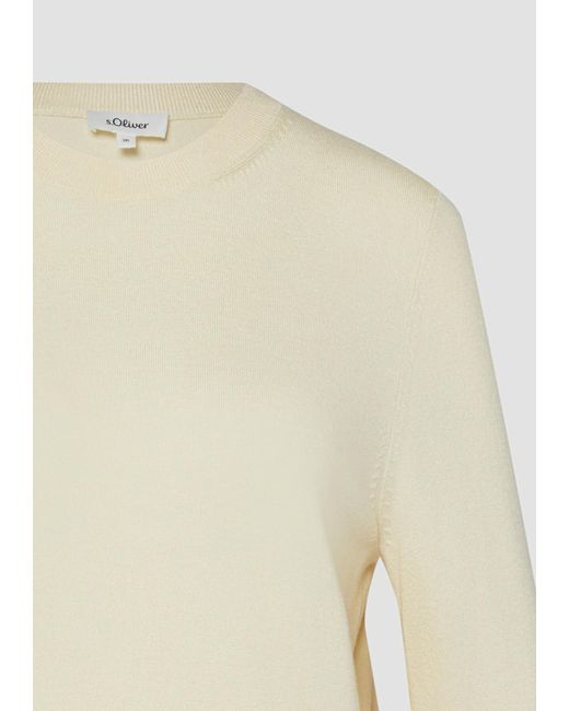 S.oliver White Pullover