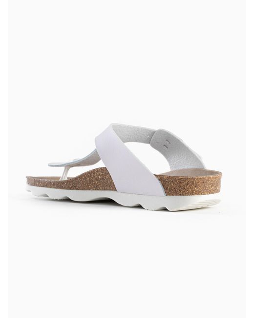 Bayton White Sandals 'Mercure'