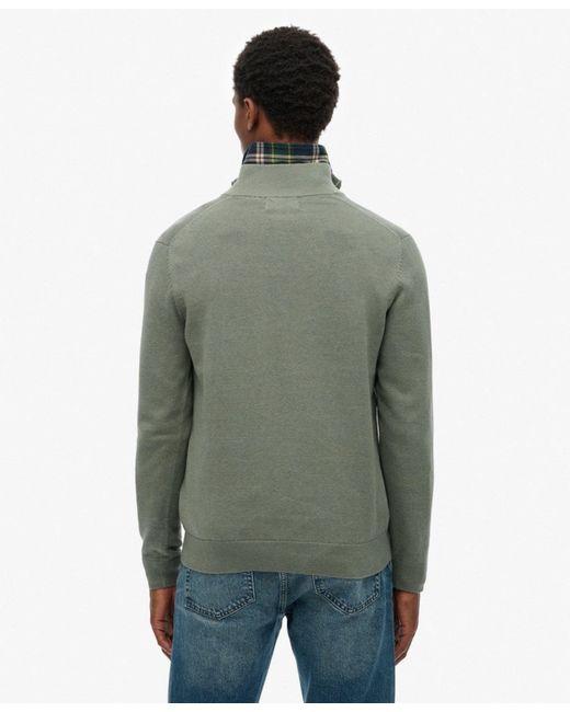 Superdry & Co Pullover Essentials in Green für Herren