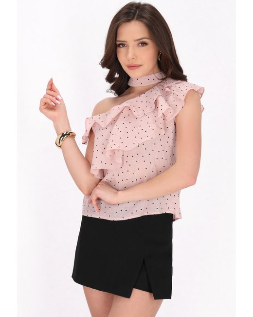 faina Pink Bluse