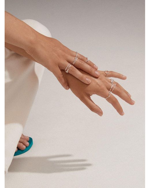 Pilgrim White Ring Lulu