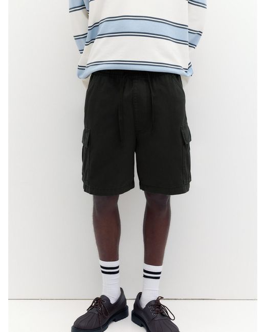 Pull&Bear Shorts in Black für Herren