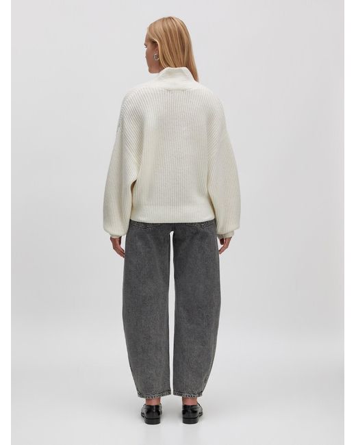 EDITED White Pullover Aus Wollmix Samia