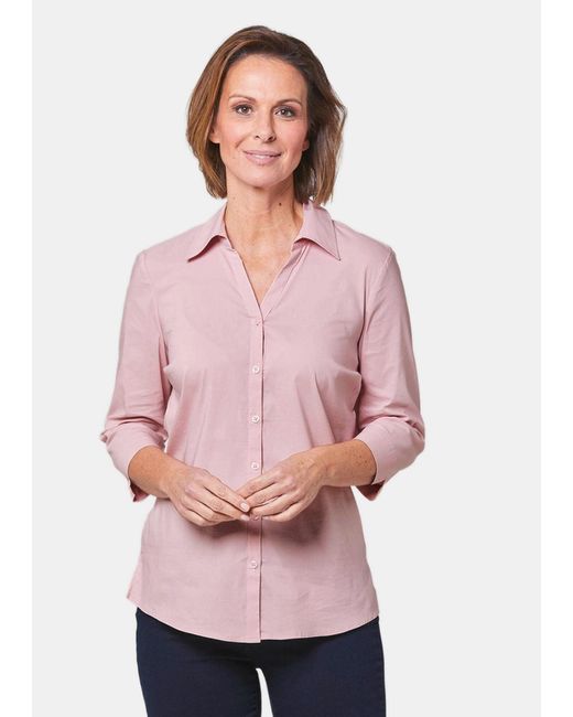 Goldner Pink Bluse