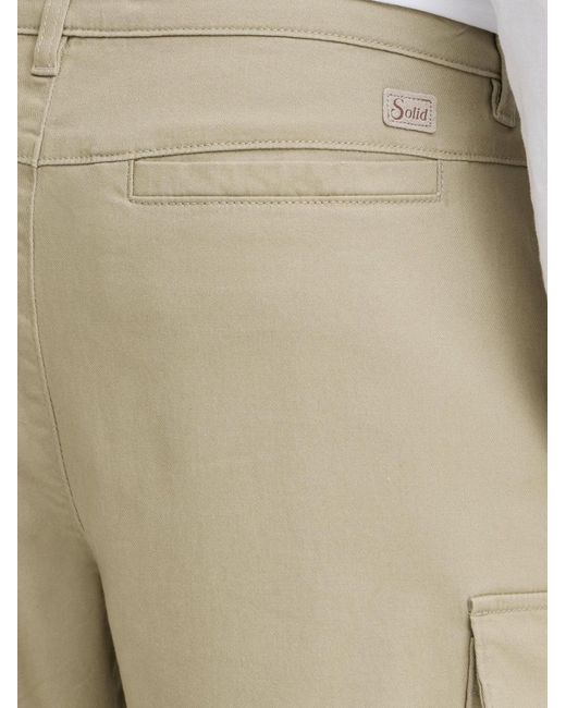 Solid Cargohose Sdmohan Stretch in Natural für Herren