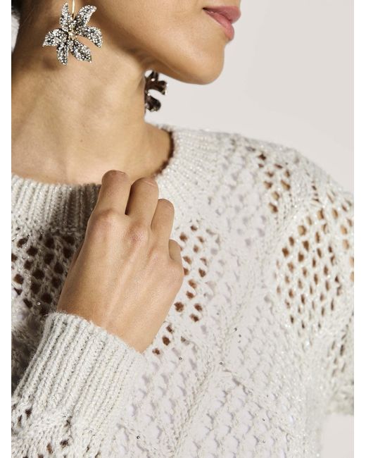 Madeleine White Pullover
