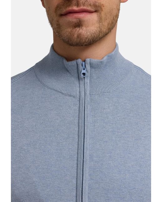 INDICODE Strickjacke in Blue für Herren