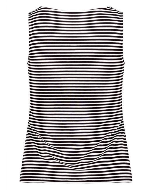 Zero Black Basic Shirt Mit U-Boot-Ausschnitt