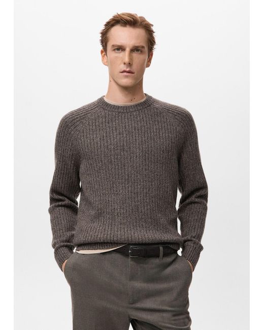 Mango Pullover Joan in Brown für Herren