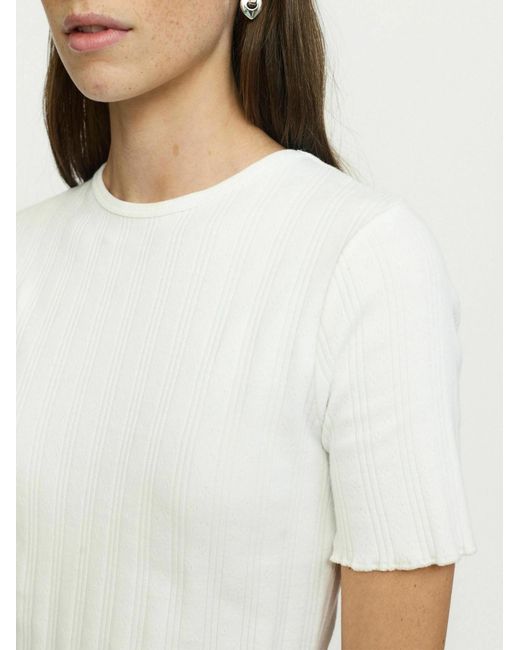 SOFT REBELS White T-Shirt Sradelle