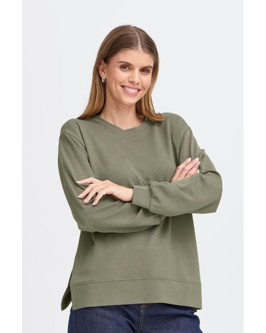Fransa Green Pullover Aurora