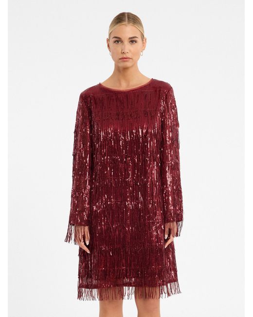 Ana Alcazar Red Abendkleid