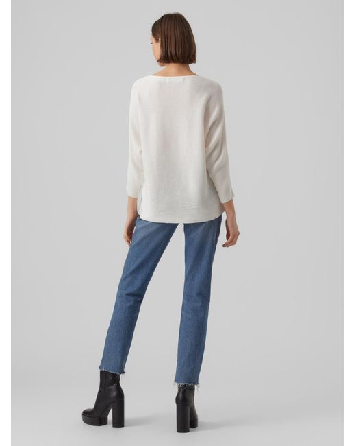 Vero Moda White Longpullover