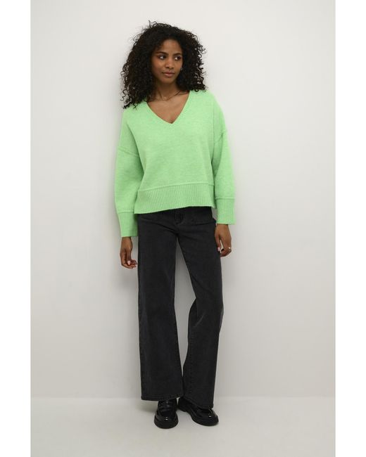 Kaffe Green Pullover