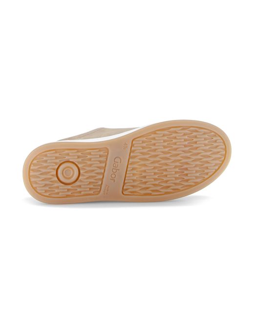 Gabor Black FLORENZ Plateausneaker, Freizeitschuh, Halbschuh, Schnürschuh, dezente Ziernähte, G-Weite