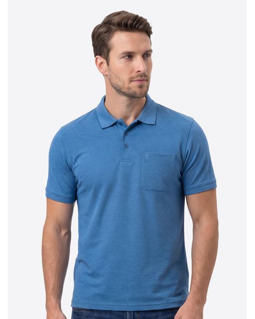 RAGMAN Shirt Basic in Blue für Herren