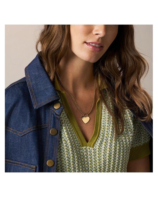 Fossil Metallic Kette