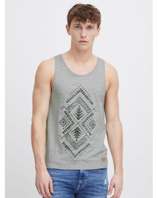 Solid Shirt Isaak in Gray für Herren