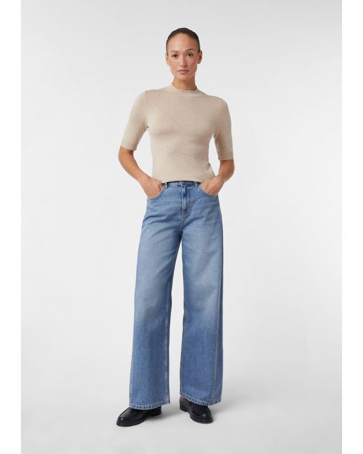 Comma, White Pullover