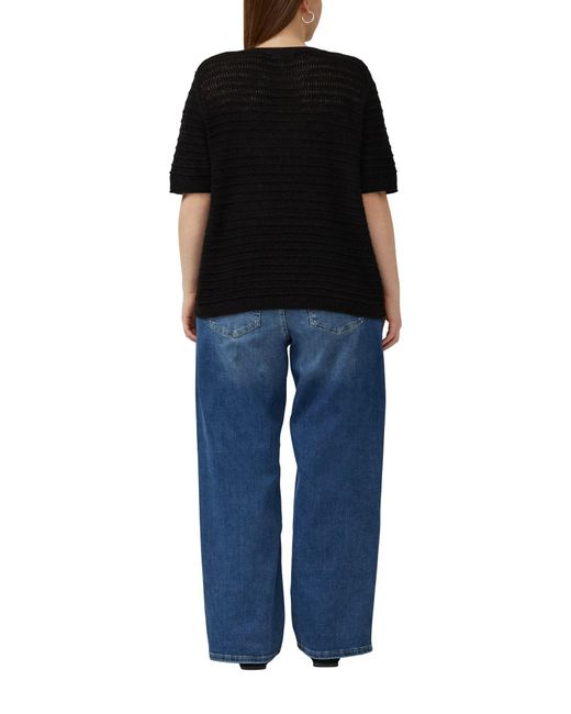 QS Black Strickpullover