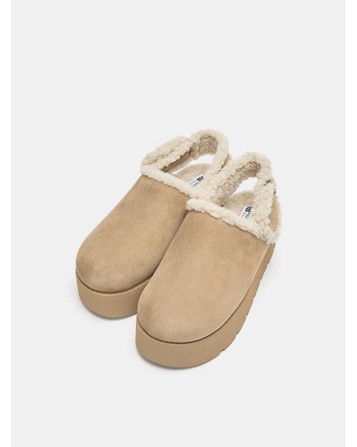 Pull&Bear Natural Clogs