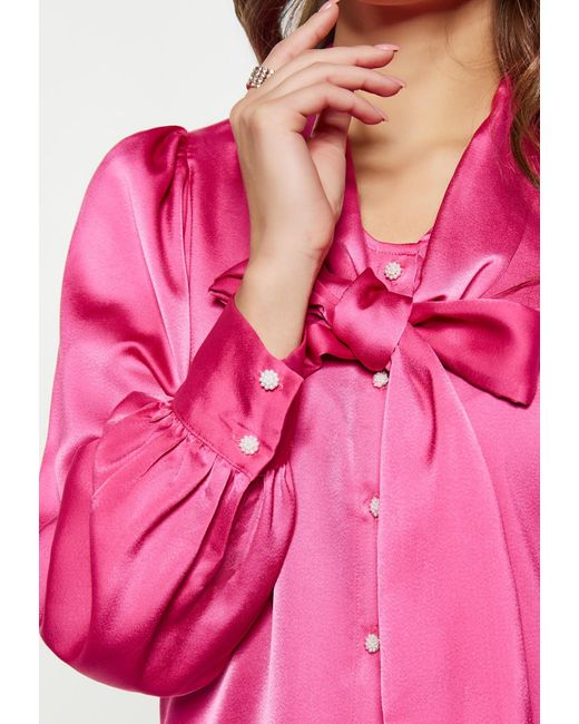 faina Pink Bluse