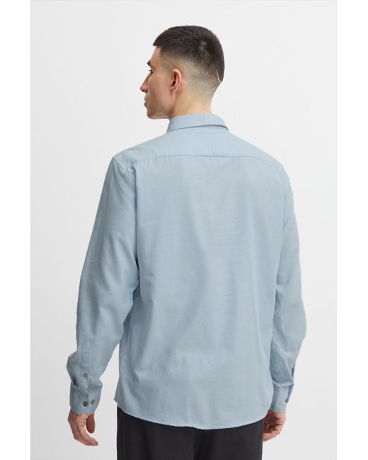 Solid Hemd in Blue für Herren