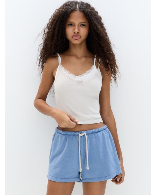Pull&Bear Blue Shorts