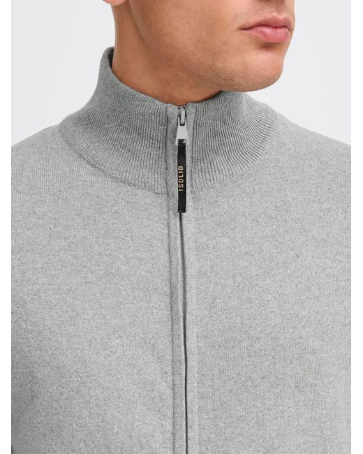 Solid Trainingsjacke Sdakalas in Gray für Herren