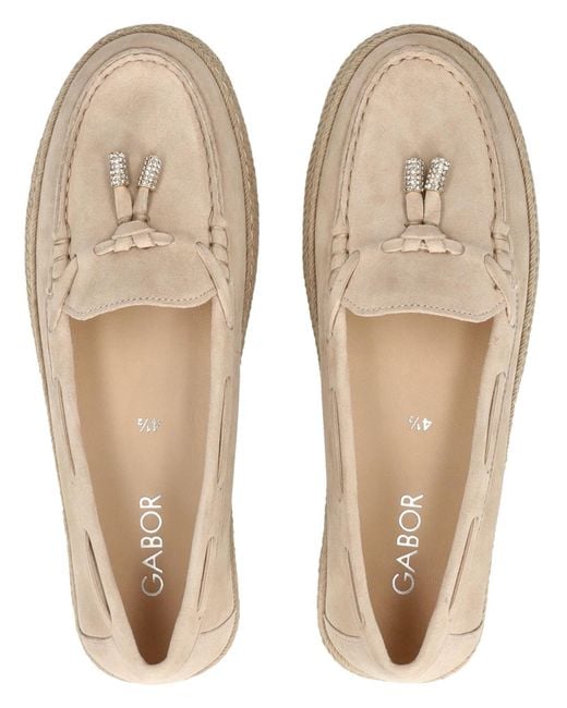 Gabor Natural Leder Slipper