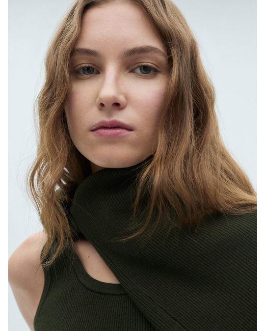 Mango Black Top 'Shadowin'