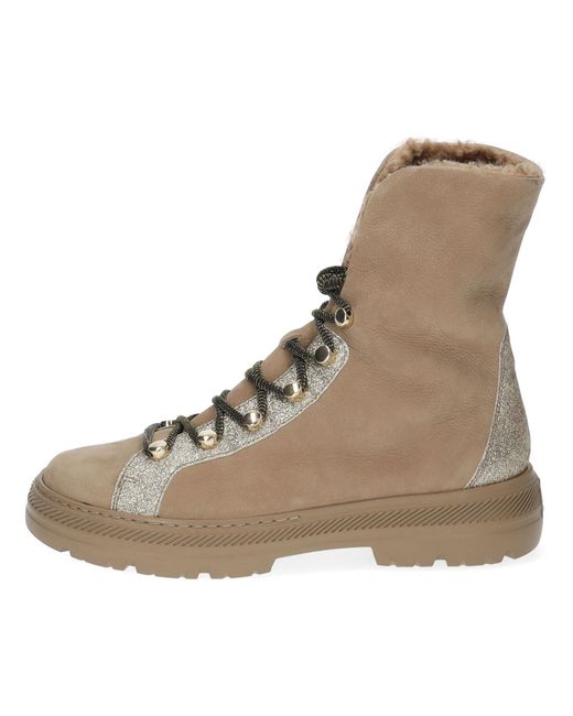 Paul Green Natural Schnürstiefelette