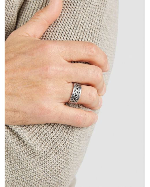 S.oliver Ring in White für Herren