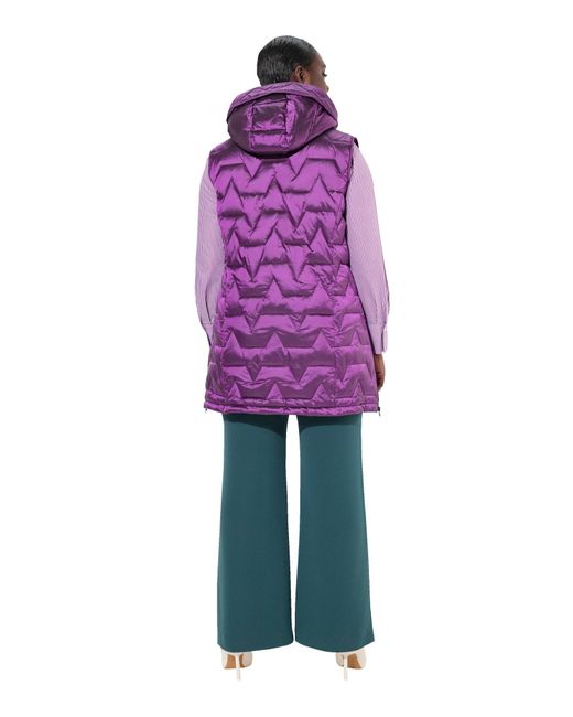Ulla Popken Purple Weste