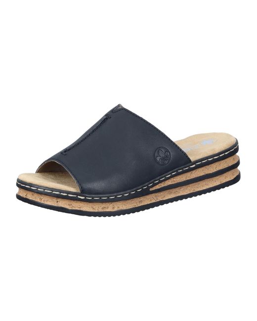 Rieker Blue Pantolette Basic