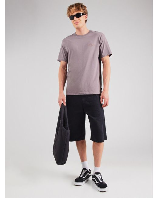 Billabong T-Shirt Crayon Wave in Purple für Herren