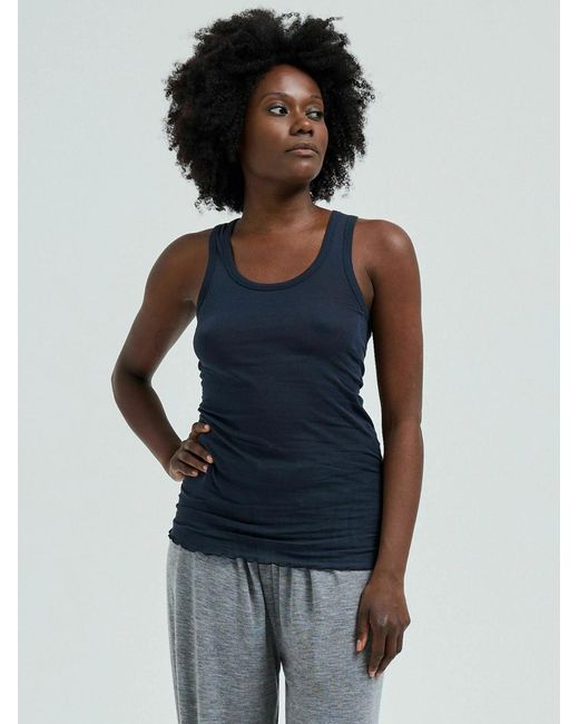 Seamless Basic Blue Top Bella