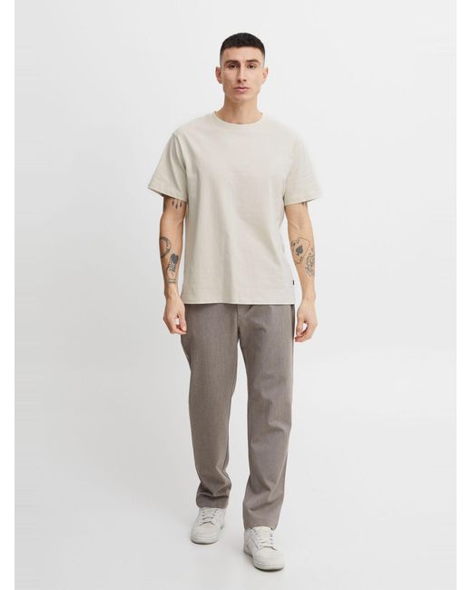 Solid T-Shirt Cadel in White für Herren